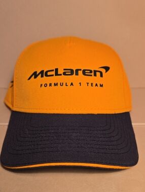 McLaren Formula 1 Team Orange and Black Baseball Cap